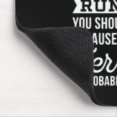 Ich bin schwimmend mousepad (Ecke)