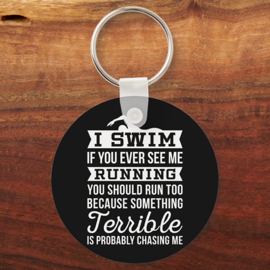 Ich bin schwimmend schlüsselanhänger (Vorderseite)