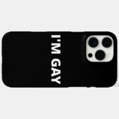 Ich bin schwul Case-Mate iPhone hülle (Rückseite (Horizontal))