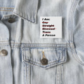 Ich bin schwul, gerade, bisexuell, Trans, eine Per Button (Beispiel)