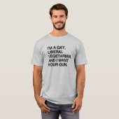 Ich bin schwul, liberal T-Shirt (Vorne ganz)