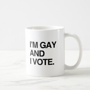 ICH BIN SCHWUL UND ICH WÄHLE.png Kaffeetasse