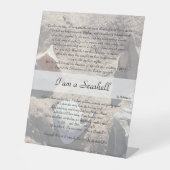 Ich bin Seashell - Schreibtisch 10x12 Stand v1.1 Sockelschild (Vorderseite)