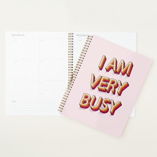 Ich bin sehr beschäftigt planer (Anzeige)