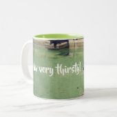 Ich bin sehr durstig zweifarbige tasse (Vorderseite Links)