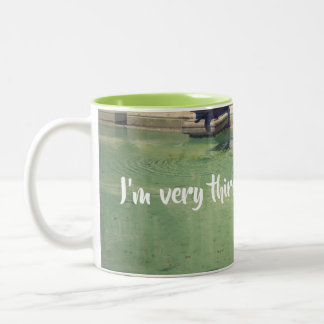 Ich bin sehr durstig zweifarbige tasse