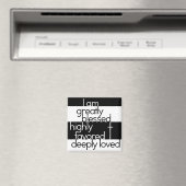 Ich bin sehr gesegnet, hoch begünstigt, sehr gelie magnet (In Situ (Geschirrspüler))