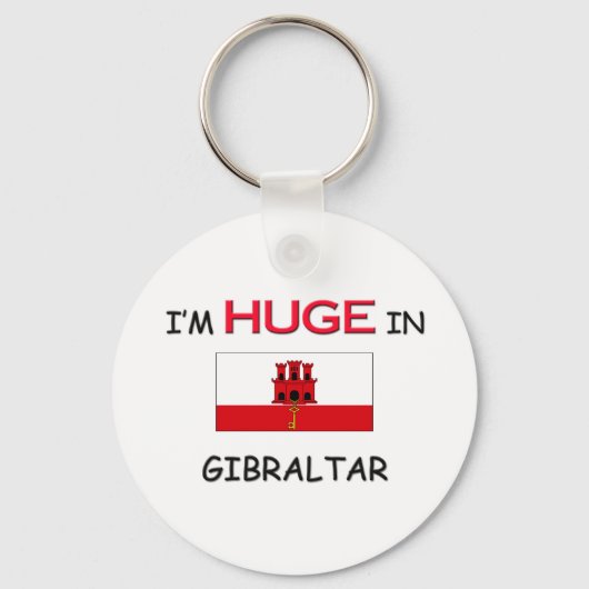 Ich bin sehr in GIBRALTAR Schlüsselanhänger (Vorderseite)