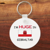 Ich bin sehr in GIBRALTAR Schlüsselanhänger (Vorderseite)