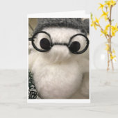 ICH BIN *SEHR NOSY* HABE EINE SEHR LEICHE KRISTMAS KARTE (Gelbe Blume)