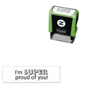 Ich bin sehr stolz auf deine Lehrerbewertung Permastempel (Beispiel)