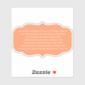 ICH BIN SEIN BELOVED DAUGHTER CHRISTLICH STICKER (Blatt)