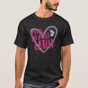 Ich bin sein größter Fang Fischen T-Shirt