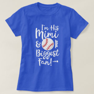 Ich bin sein Mimi und größtes Fanbaseball T-Shirt