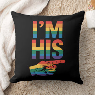 Ich bin sein schwules Paar, passend zum LGBTQ-Stol Kissen