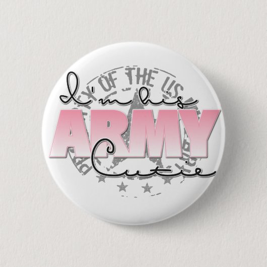 Ich bin seine Armee-Süsse Button (Vorderseite)