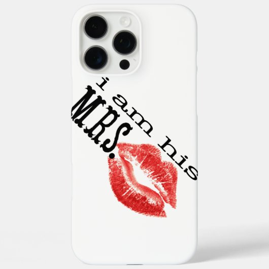 Ich bin seine Mrs. Case-Mate iPhone Hülle (Rückseite)