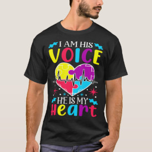 Ich bin seine Stimme Autismus Kind Bewusstsein Wäh T-Shirt