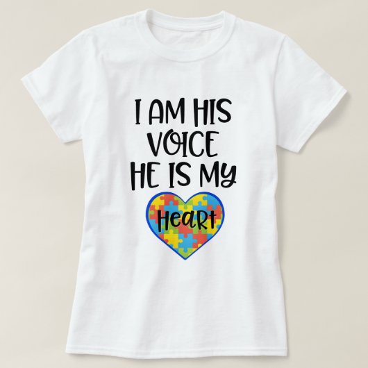 Ich bin seine Stimme, die er mein T-Shirt (Design vorne)