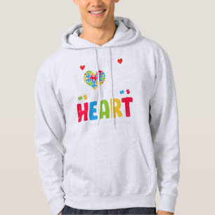 Ich bin seine Stimme, er ist mein Herz Autismus Be Hoodie