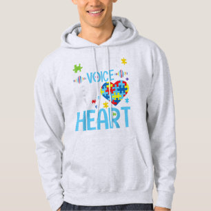 Ich bin seine Stimme Er ist mein Herz, Autismus Be Hoodie