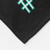 Ich bin seine Stimme, er ist mein Herz besondere B Fleecedecke (Ecke)