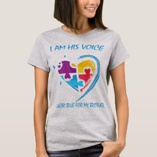 Ich bin seine Stimme, er ist mein Herz, das ich bl T-Shirt
