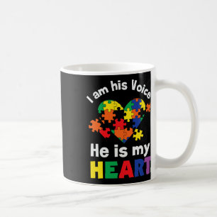 Ich bin seine Stimme, er ist meine Mama des Autism Kaffeetasse