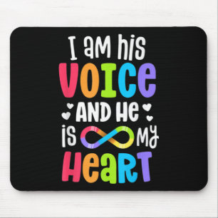 Ich bin seine Stimme, er ist meine Vorstufe zur Au Mousepad