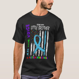 Ich bin seine Stimme kleine Bruder Autismus Bewuss T-Shirt