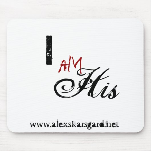 "Ich bin seiner…" mousepad (Vorne)