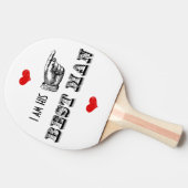 Ich bin SEINER Trauzeuge Tischtennis Schläger (Seitenansicht)