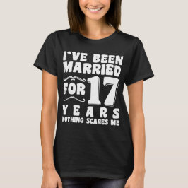 Ich bin seit 17 Jahren Verheiratet, Hochzeitsparty T-Shirt