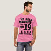 Ich bin seit 19 Jahren Verheiratet T-Shirt (Vorne ganz)