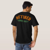 Ich bin seit 2027 im Ruhestand T-Shirt (Schwarz voll)