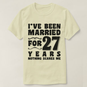 Ich bin seit 20 Jahren verheiratet Hochzeitstag T-Shirt