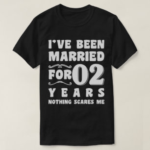 Ich bin seit 2 Jahren verheiratet Hochzeitstag T-Shirt