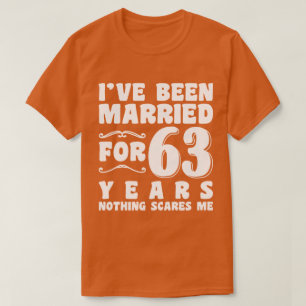 Ich bin seit 63 Jahren Cool Verheiratet T-Shirt
