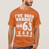 Ich bin seit 63 Jahren Cool Verheiratet T-Shirt (Vorderseite)