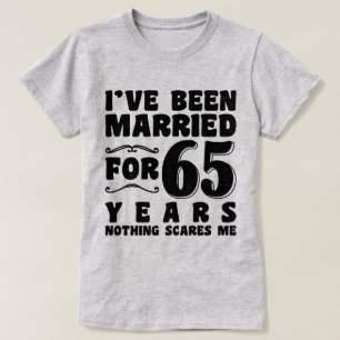 Ich bin seit 65 Jahren verheiratet Geschenk zur Ve T-Shirt