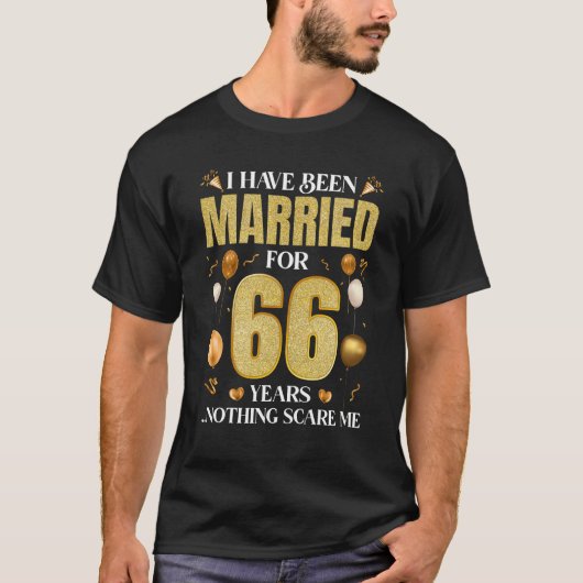 Ich bin seit 66 Jahren Verheiratet 66. Wedding Ann T-Shirt (Vorderseite)
