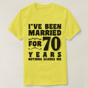 Ich bin seit 70 Jahren Cool Verheiratet T-Shirt