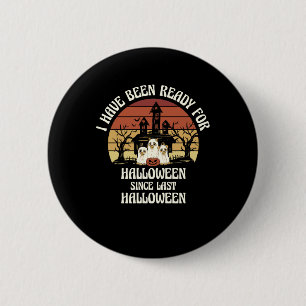 Ich bin seit letztem Hallo zu Halloween Gewartet Button