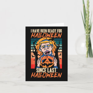 Ich bin seit letztem Jahr zu Halloween fertig Karte