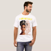 Ich bin selbst Black Girl Magic Black History Mona T-Shirt (Vorne ganz)