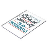 Ich bin selbst ein Orthodontist Notizblock (Linke Seite)