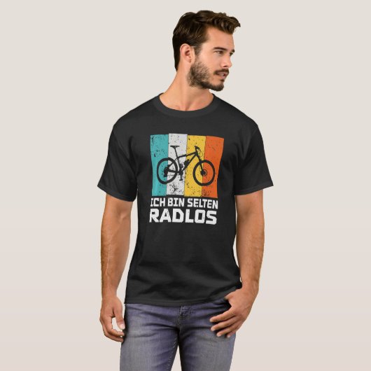 Ich bin selten biklos lustiges Radfahrerrad Premi T-Shirt (Vorne ganz)