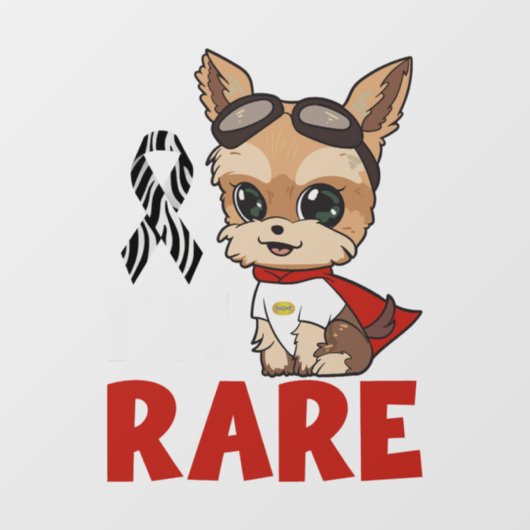 Ich bin seltene JJ Window Sticker White Lettering (Blatt)