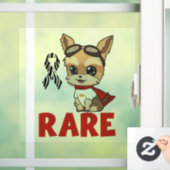 Ich bin seltene JJ Window Sticker White Lettering (Zuhause)