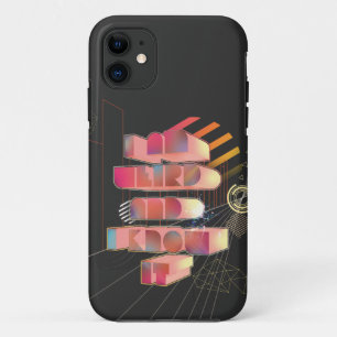 Ich bin seltsam und ich weiß, dass es Retro-3D-Sti Case-Mate iPhone Hülle